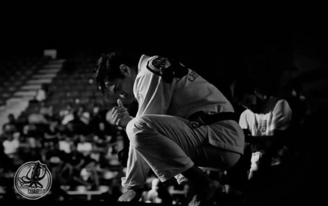 Luiz Panza grappling in competition at Panza Jiu-Jitsu Torrance